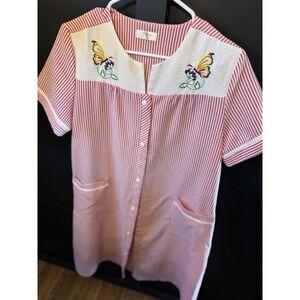 Women's Striped Nightgown Size S Cottage Core